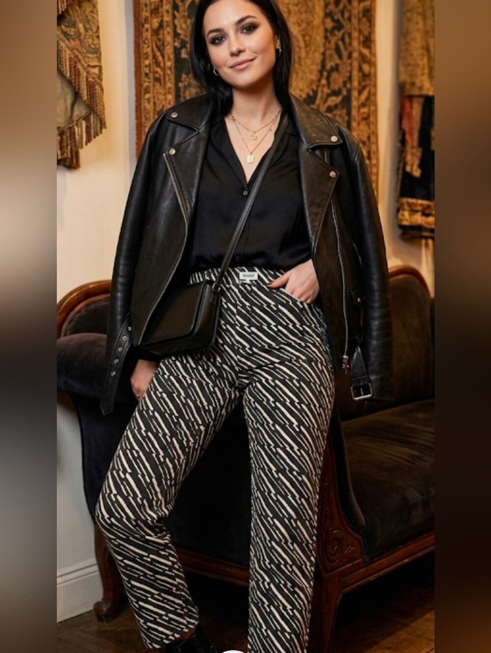 NWT Vintage KENZO JEANS Zebra Print Denim Pants - Size 40 - Rare Deadstock.